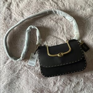 NWT Coach Black Ellie Crossbody with Rivets